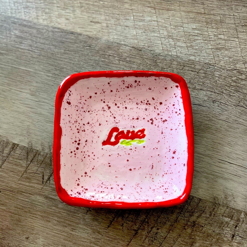Trinket dish, custom made, small, 4.5”